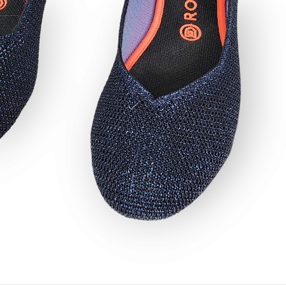Rothy's special edition metalic midnight blue flat size 9.5 - Picture 2 of 5